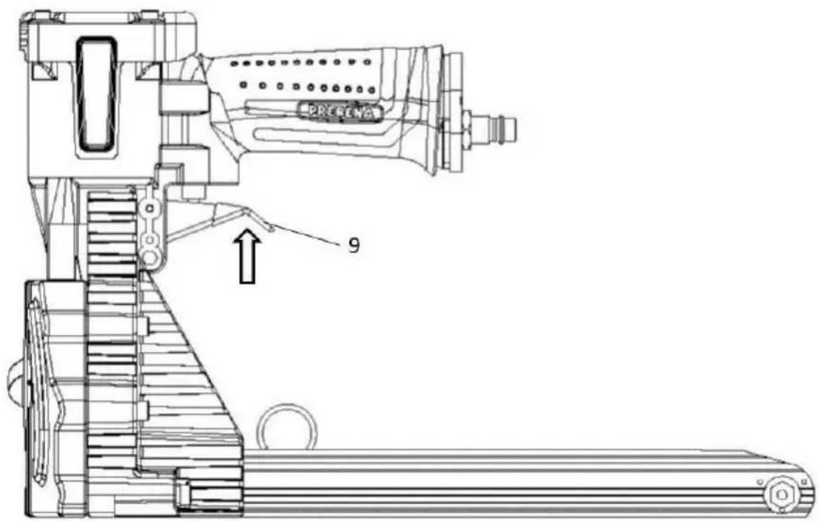 Prebena KTVH-B19D - Triggering air-powered stapler units - 1