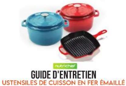 Nutrichef NCCIES47 - La mejor forma de limpiar una batería de cocina esmaltada - 2