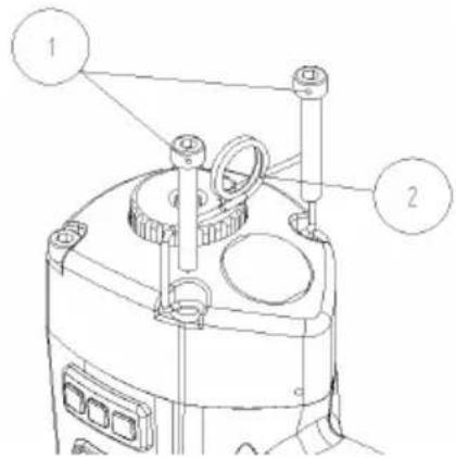 Prebena PKT-2-J50SD-SVN - Utilización con un contrapeso - 2