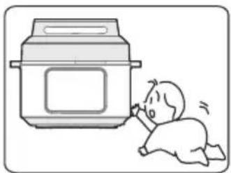 MIDEA MPC602SBMK - Keine anderen Gegenstände auf das Gerät stellen - 2
