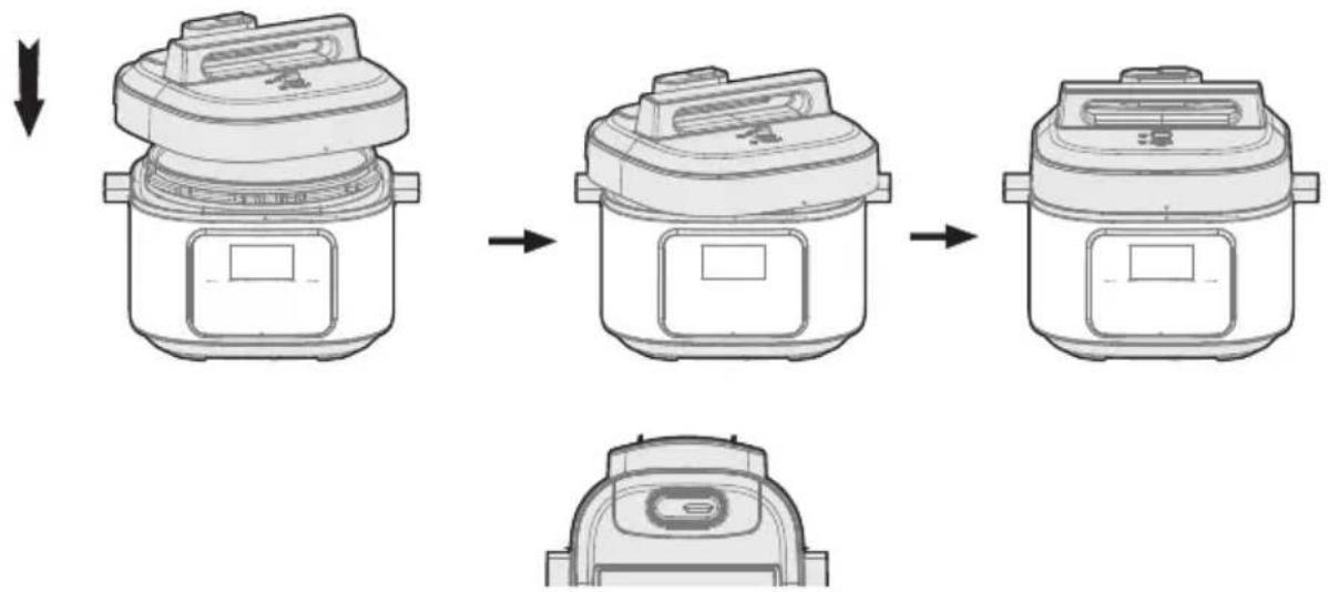 MIDEA MPC602SBMK - Safely close the lid - 1