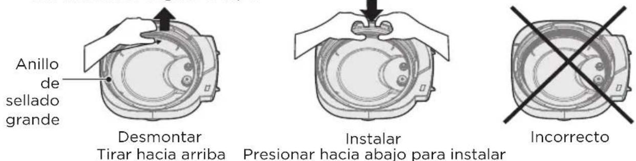 MIDEA MPC602SBMK - Desmontar e instalar el anillo de sellado grande - 1