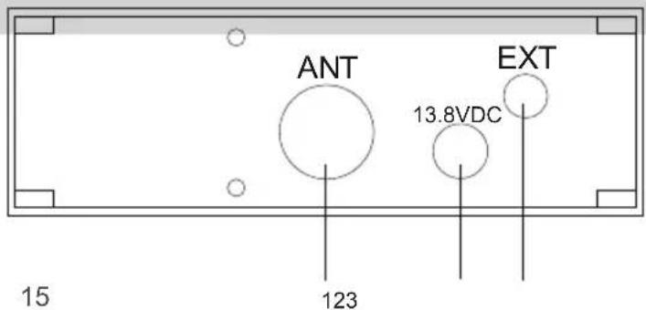 PNI Escort HP 8001L ASQ - POSTERIOR PANEL BESCHREIBUNG: - 1