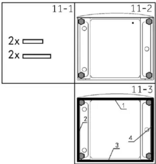 HAIER HW90-BD14387U1 - FACULTATIF : Installation de patins de réduction du niveau sonore - 1