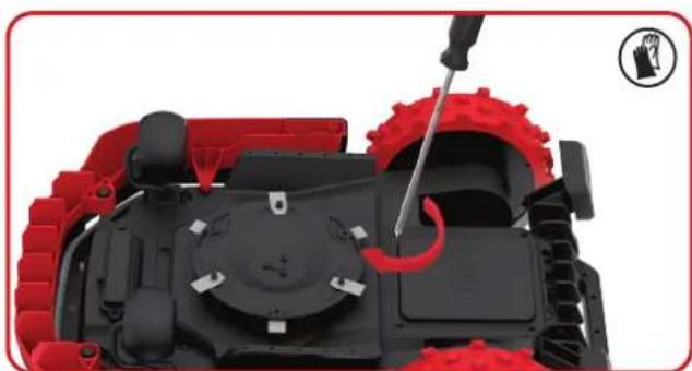 KRESS Mission KR172E.A - Pour remplacer la batterie, suivez ces étapes : (Uniquement pour KR174E) - 3