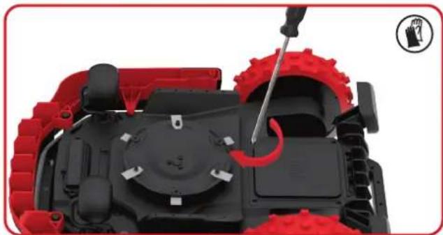 KRESS Mission KR172E.A - Replacing the battery - 9