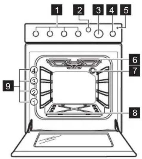 ELECTROLUX FGH5KG212 - Vue d'ensemble - 1