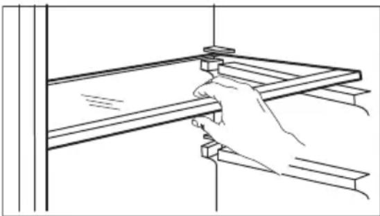 ELECTROLUX TC135 - Movable shelves - 1