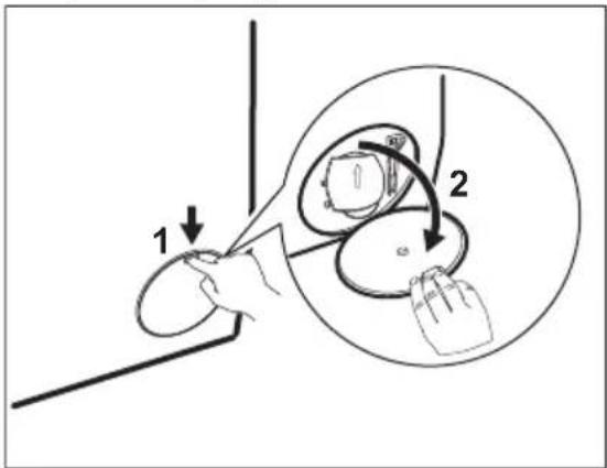 ELECTROLUX WAGL4E5R0 - Proceed as described in following diagrams to clean the pump filter: - 1