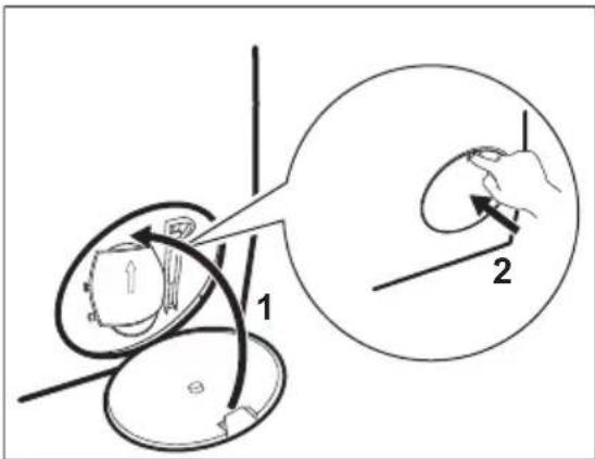 ELECTROLUX WAGL4E5R0 - Proceed as described in following diagrams to clean the pump filter: - 8