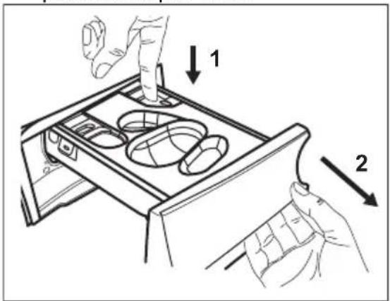 ELECTROLUX WAGL4E5R0 - Cleaning the detergent dispenser - 1