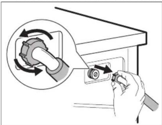 ELECTROLUX WAGL4E5R0 - Reinigung des Filters im Zulaufschlauch und -ventil - 2