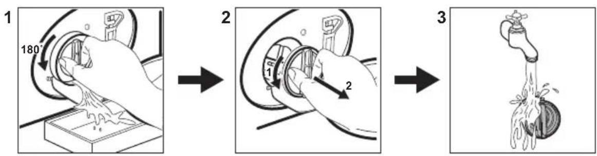ELECTROLUX WAGL4E5R0 - Cleaning the drain pump filter - 1