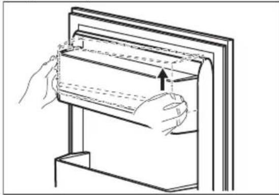 ELECTROLUX TK120 - Retrait et installation des étagères de la porte - 1