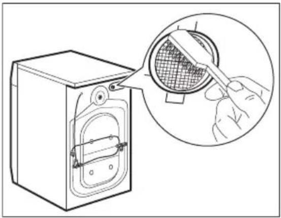 ELECTROLUX WTSL6IE501 - Reinigung der Filter im Zulaufschlauch und im -ventil - 3