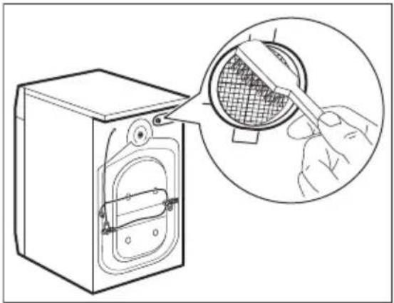 ELECTROLUX WTSL6IE501 - Cleaning the inlet hose filter and the valve filter - 3