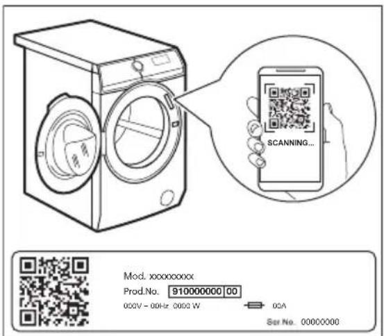 ELECTROLUX WTSL6IE501 - Codice QR sulla targhetta identificativa - 1