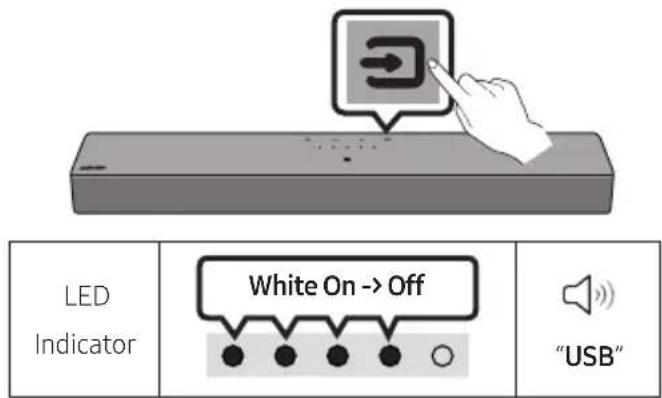 SAMSUNG HW-B400F - CONNECTING A USB STORAGE DEVICE - 2