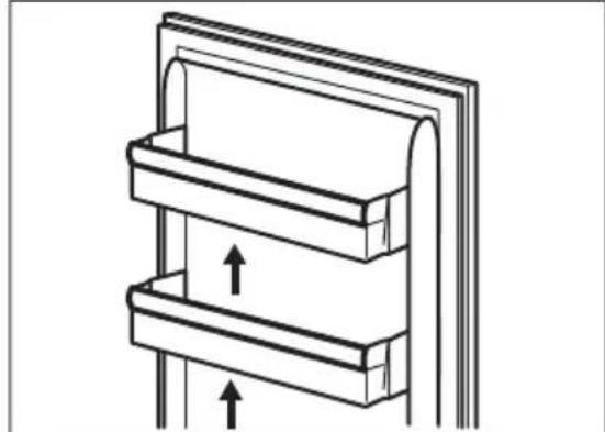 ELECTROLUX EAL575NWMS - Aus- und Einbau von Türablagen - 1