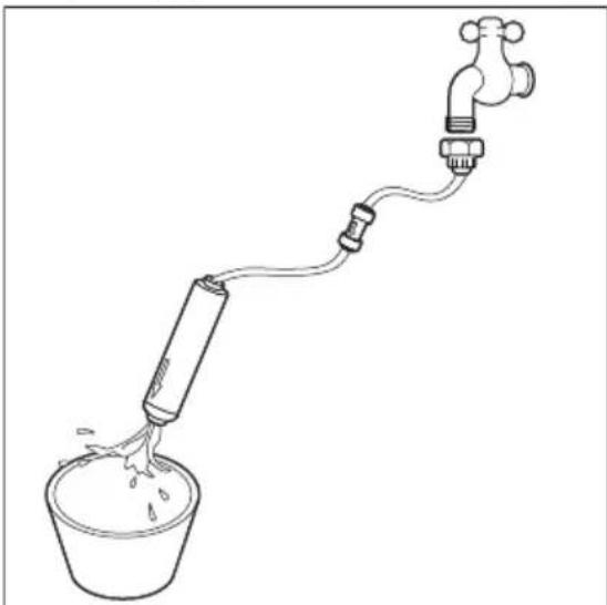 ELECTROLUX EAL575NWMS - Installing the water filter - 2