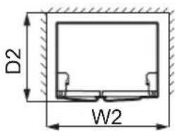 ELECTROLUX EAL575NWMS - Dimensions - 3