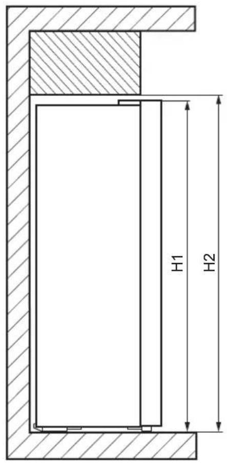 ELECTROLUX EAL575NWMS - Dimensions - 1