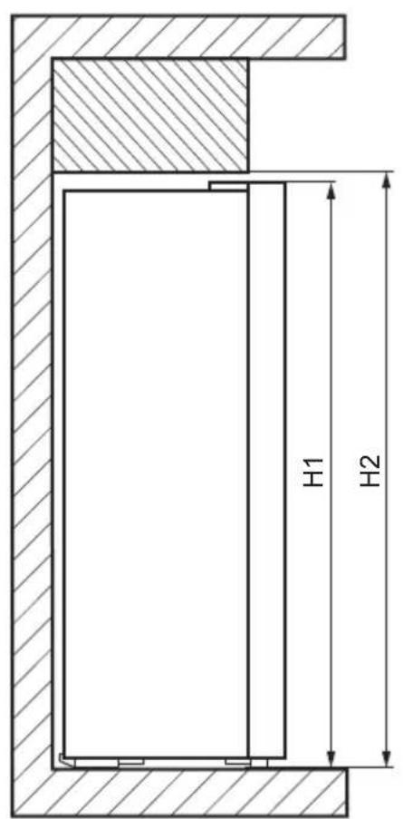ELECTROLUX EAL575NWCN - Dimensioni - 1