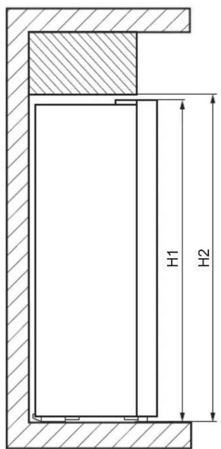 ELECTROLUX EAL575NWCN - Dimensions - 1