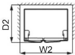 ELECTROLUX EAL575NWCN - Dimensioni - 3