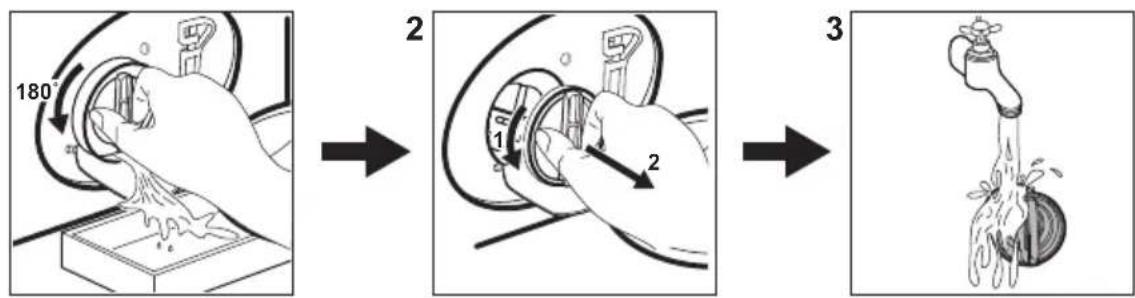 ELECTROLUX EFI7494UGW - Cleaning the drain pump filter - 1