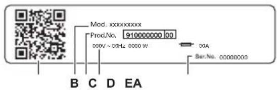 ELECTROLUX SensiCare 600 EFI6394GW - Vue d'ensemble de l'appareil - 2
