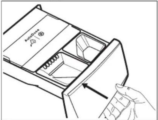 ELECTROLUX SensiCare 600 EFI6394ADG - Filling the detergent and additives on AutoDose system - 6