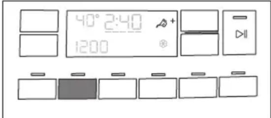 ELECTROLUX SensiCare 600 EFI6394ADG - Beschrijving van het bedieningspaneel - 3