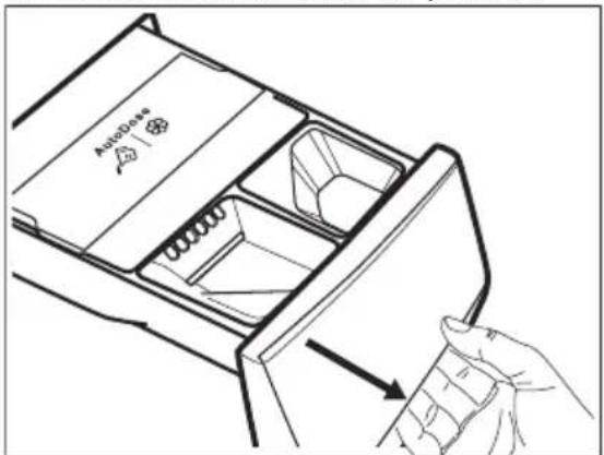 ELECTROLUX SensiCare 600 EFI6394ADG - Ajout manuel du produit de lavage et des additifs - 1
