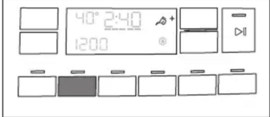 ELECTROLUX SensiCare 600 EFI6394ADG - Beschreibung des Bedienfelds - 14