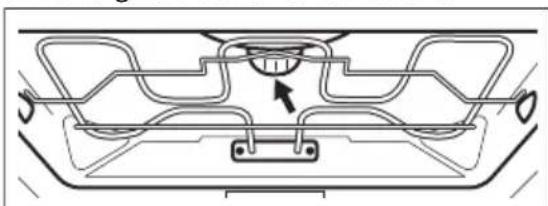 ELECTROLUX KOBAS3XT - Top lamp - 1