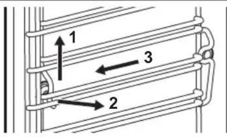 ELECTROLUX KOBAS3XT - Extracción de los carriles de apoyo - 1