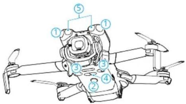 DJI Mini 5 Pro - Système de détection - 1