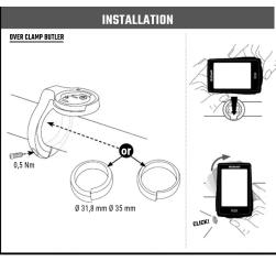 INSTALLATION DEED CLAMP INSERT 1.5 mm Ø 31,8 mm Ø 35 mm