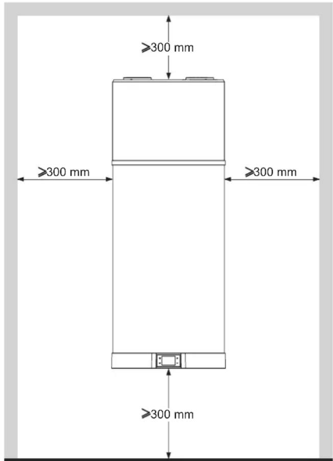 COINTRA Oasis 120 LT - Preparação do local de instalação - 1