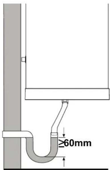 COINTRA Oasis 120 LT - Raccordement de l'évacuation des condensats - 2