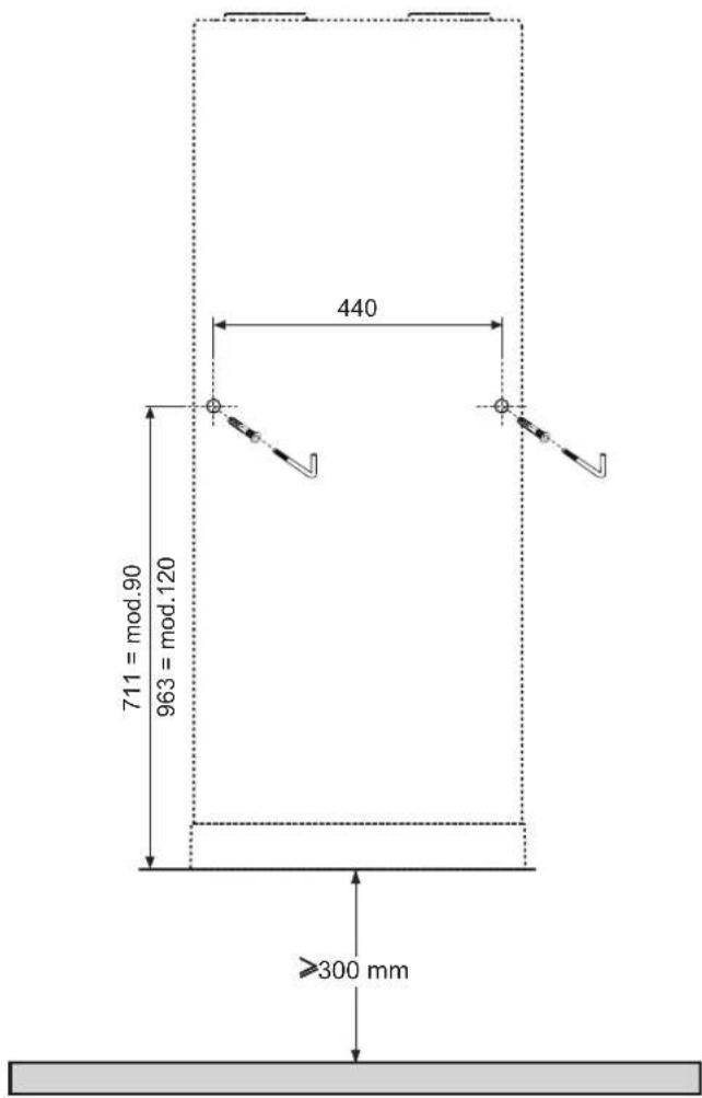 COINTRA Oasis 120 LT - Fixação à parede - 1