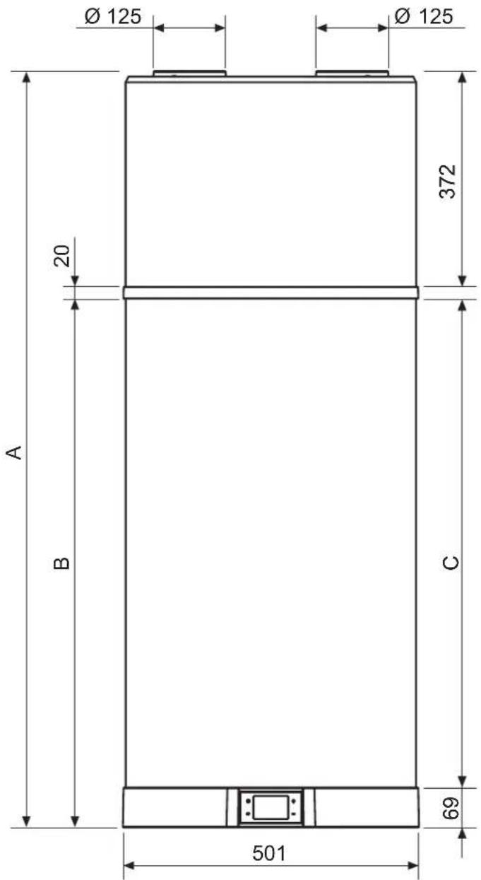COINTRA Oasis 120 LT - Dimensions - 1