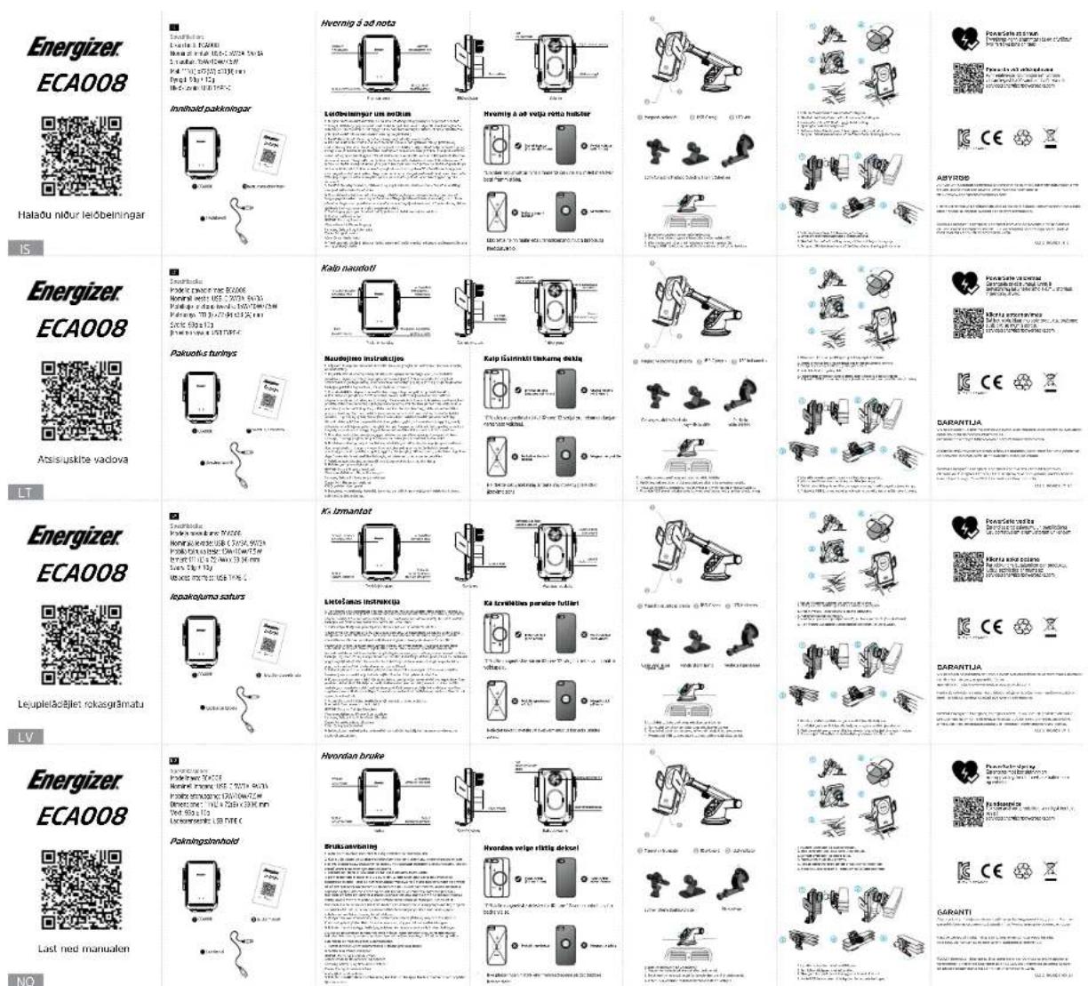 ENERGIZER ECA008 - 4