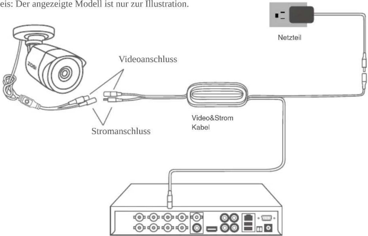ZOSI 1AC-4182C-WS-N - Verbindungsanleitung - 1