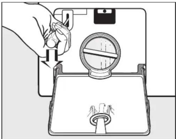 MIELE WCA132 WCS - Ouvrir la porte - 1
