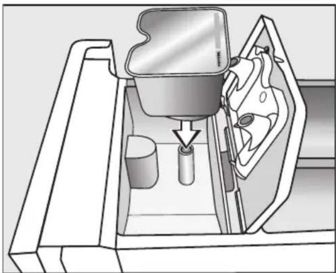 MIELE WCA132 WCS - Insérer la capsule (Cap) - 2