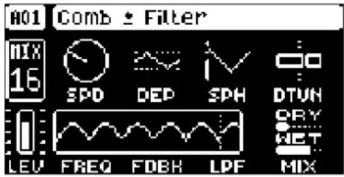 Elektron Tonverk - A.3.3 COMB ± FILTER - 1