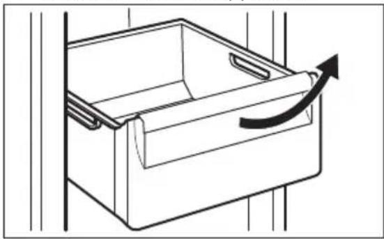 AEG RMB952D6VB - Removing and installing the freezer drawers - 1
