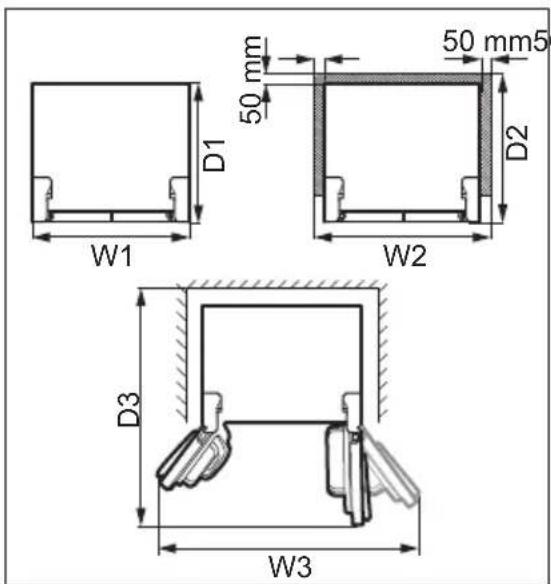 AEG RMB952D6VB - Gesamtabmessungen ^1 - 1